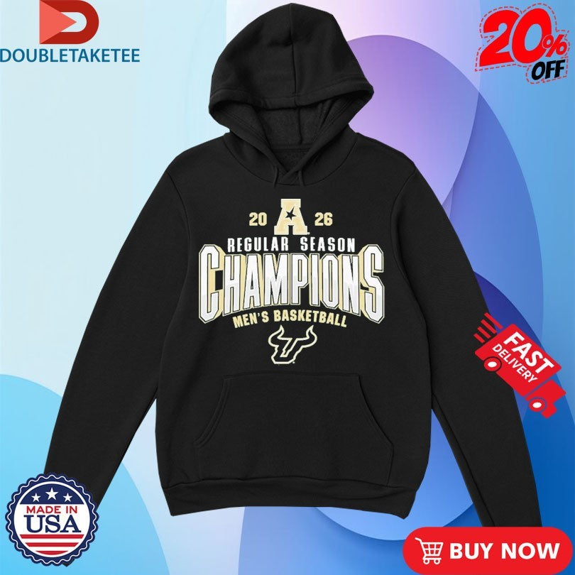 Official South Florida Bulls 2026 AAC Men’s Basketball Regular Season Champions Shirts