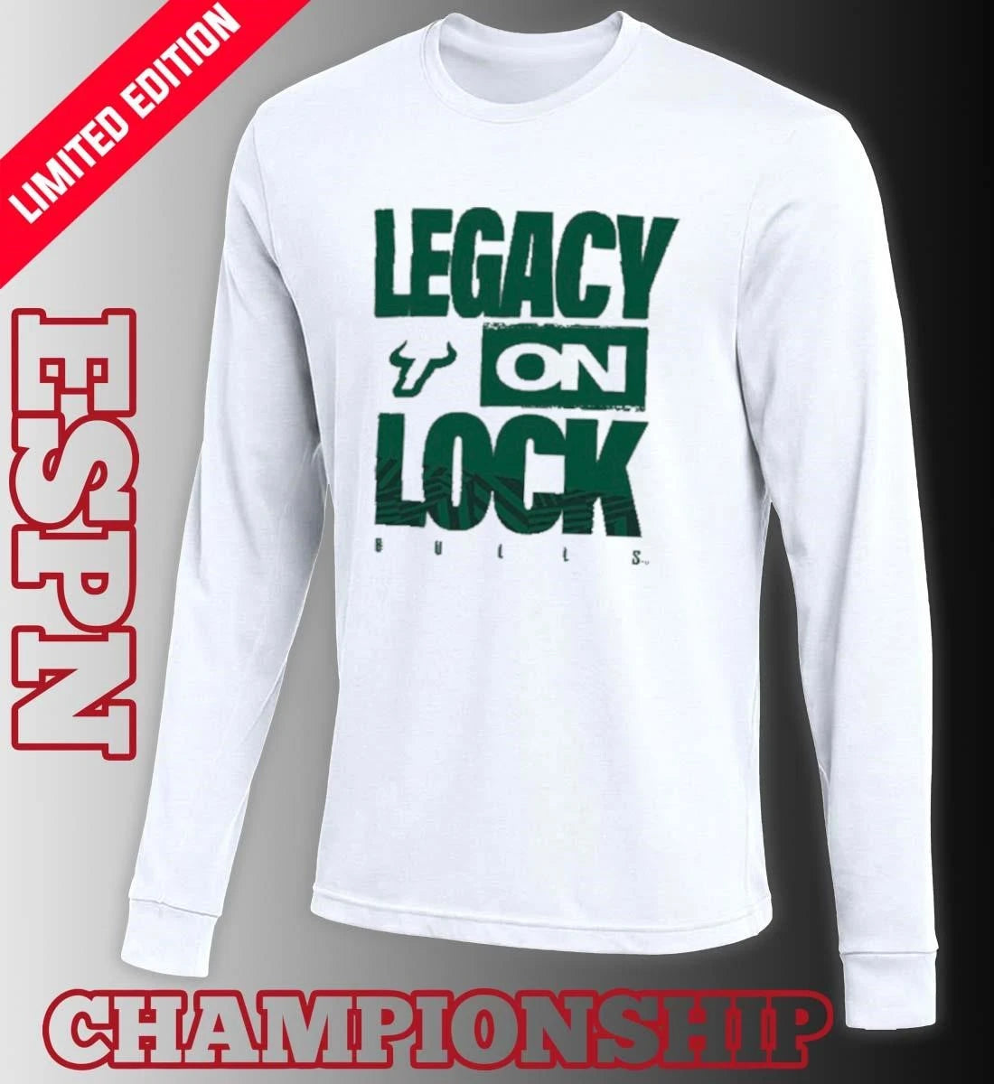 Official South Florida Bulls Basketball Legacy On Lock Bench T-Shirt