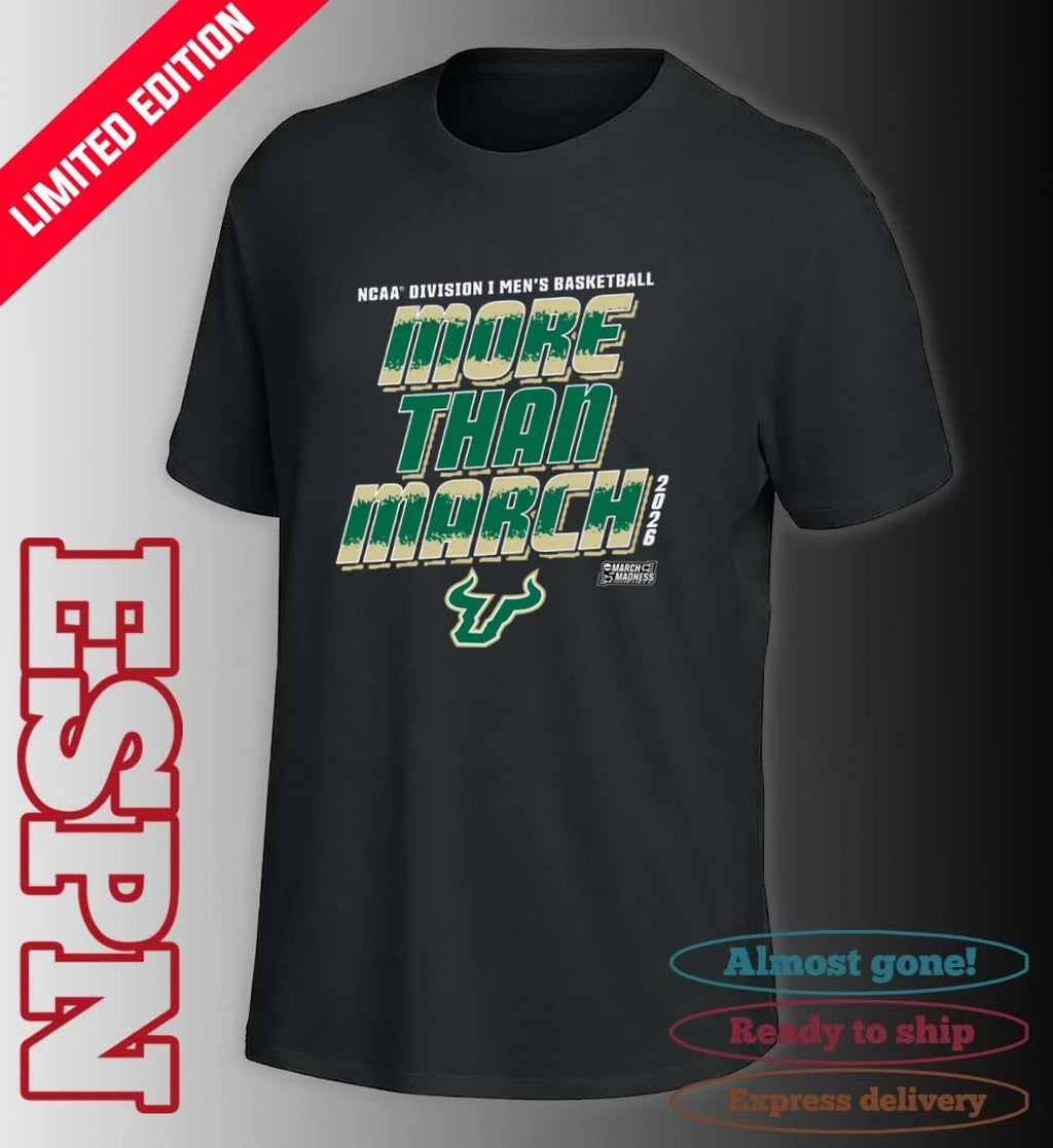 Official South Florida Men’s Basketball More Than March 2026 Shirt
