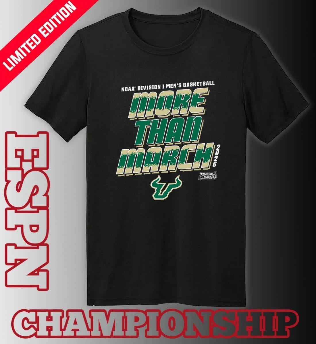 Official South Florida Men’s Basketball More Than March 2026 Shirt
