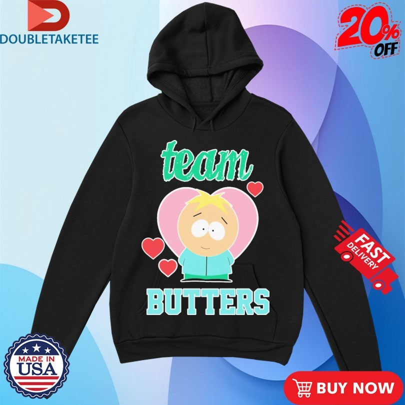 Official South Park Team Butters Hearts Shirts