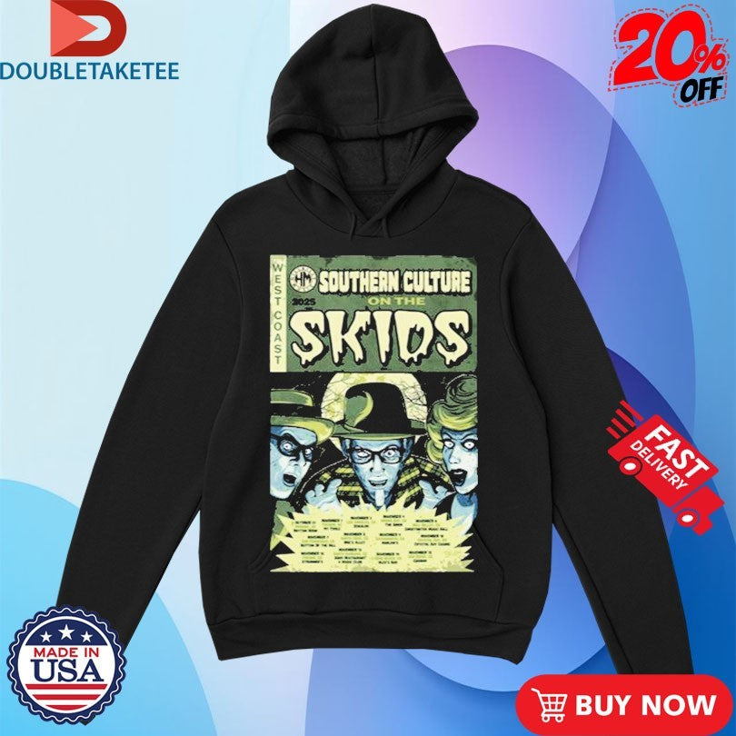 Official Southern Culture On The Skids West Coast Tour 2025 Dates Shirts