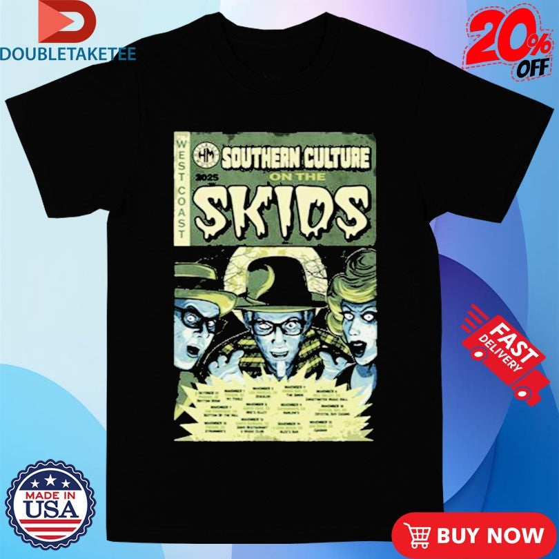 Official Southern Culture On The Skids West Coast Tour 2025 Dates Shirts