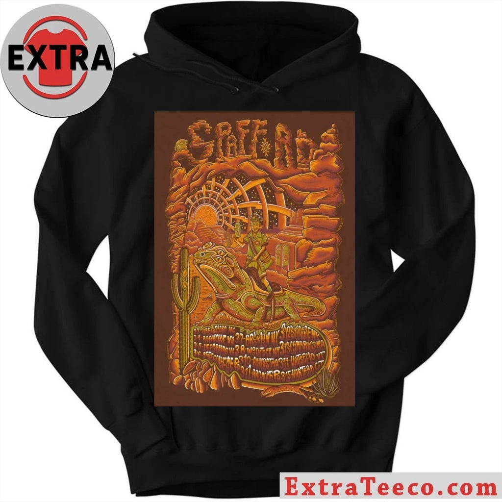 Official Spafford Spring Tour 26 Poster T-Shirt