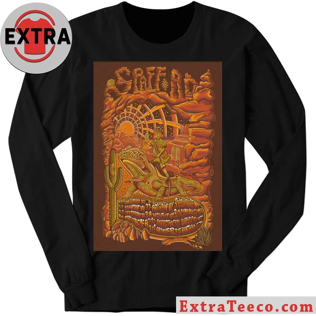 Official Spafford Spring Tour 26 Poster T-Shirt