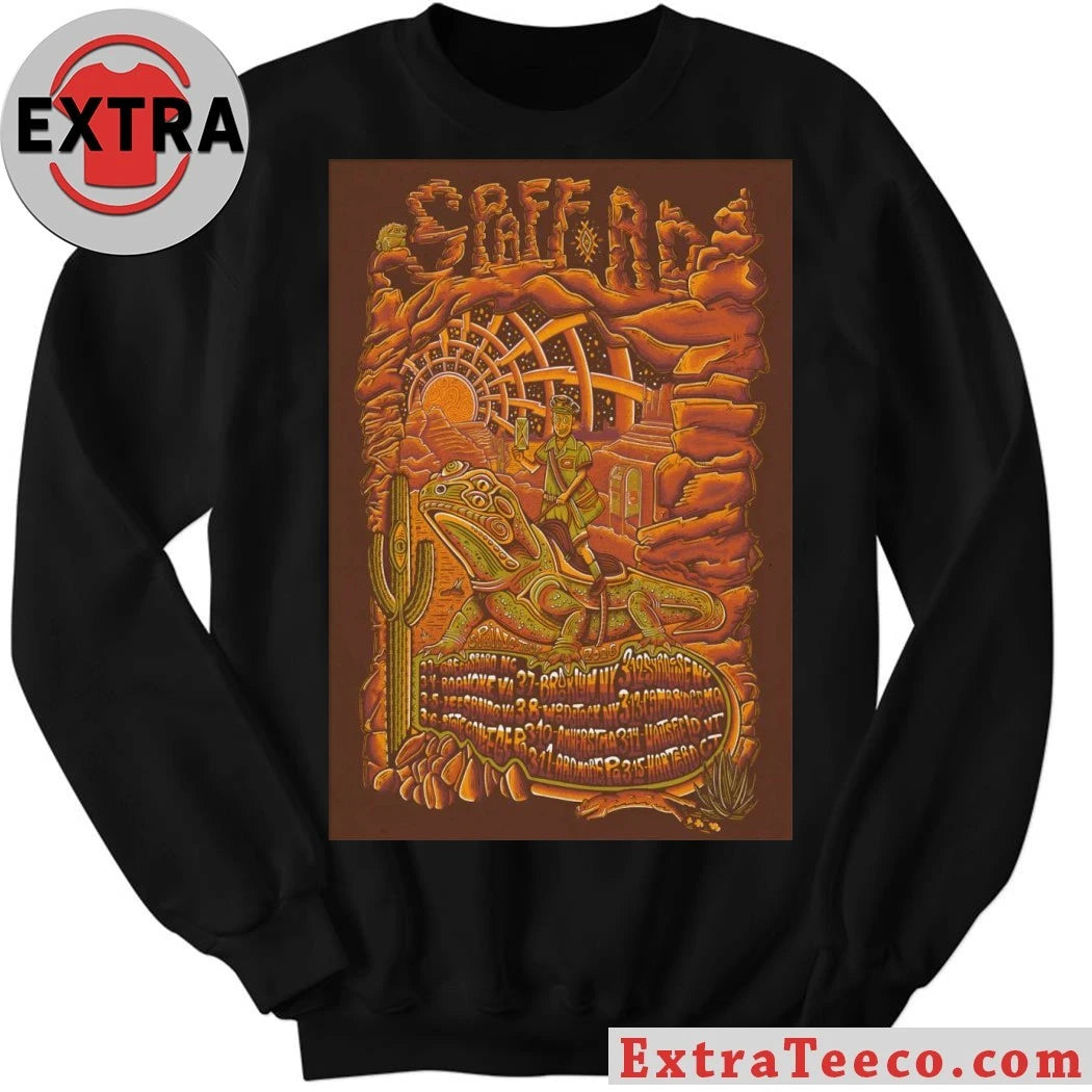 Official Spafford Spring Tour 26 Poster T-Shirt