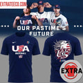 Official Special 2026 World Baseball Classic USA Baseball Team New Uniform Logo Two Sided T-Shirt