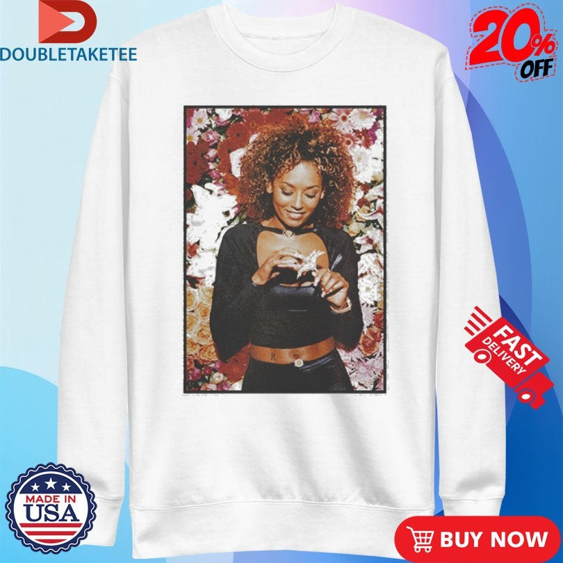 Official Spice Girls Mel B Floral Photo Shirts