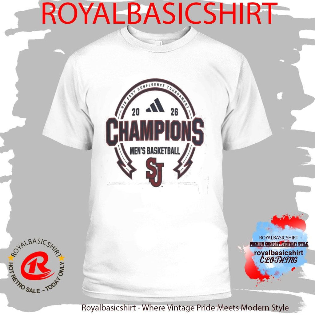 Official St. John’S Men’S Basketball 2026 Big East Shirt