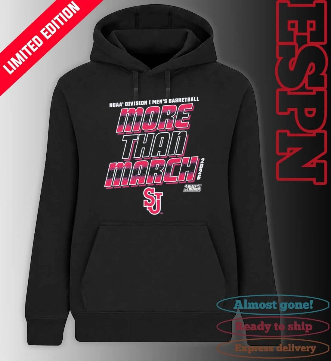 Official St. John’s Men’s Basketball More Than March 2026 Shirt