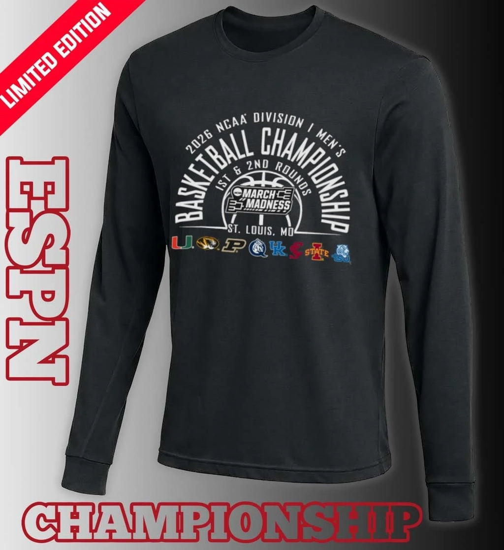 Official St. Louis Regional 2026 NCAA DI Men’s Basketball Championship Shirt