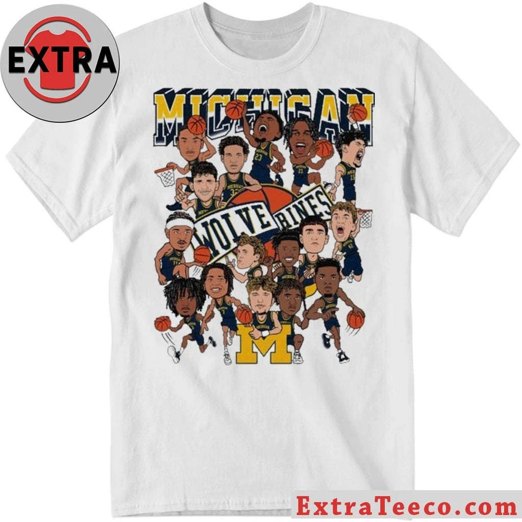 Official Stadium Family Crowd Kids Michigan Caricature Shirt