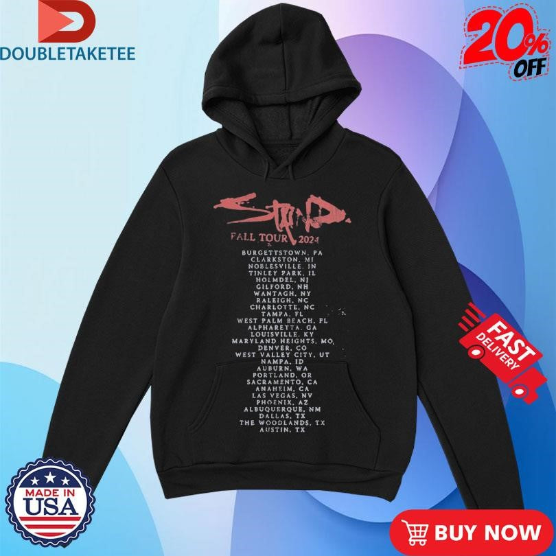 Official Stand Stacked Logo Fall Tour 2024 Shirts