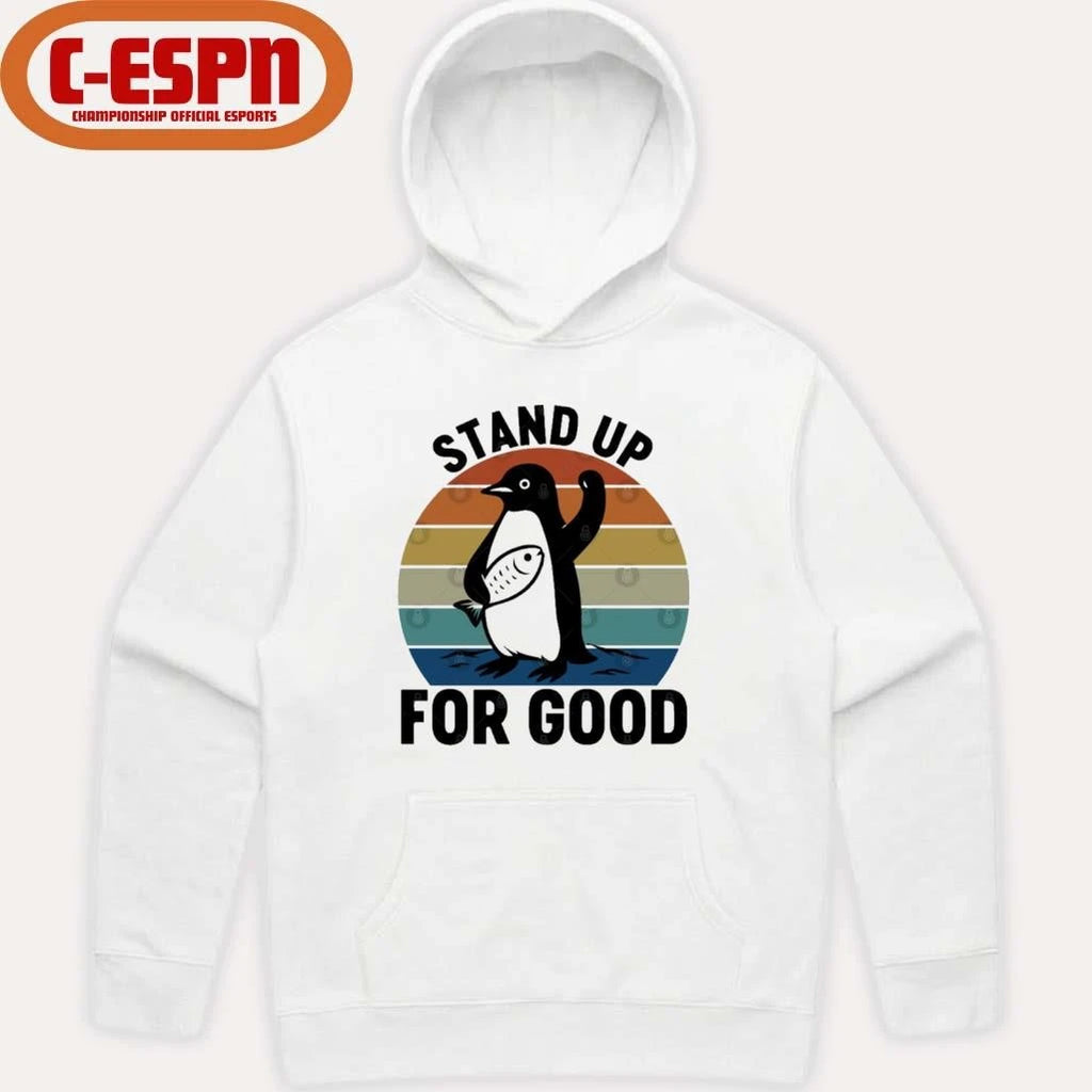 Official Stand Up For Good Anti ICE Resist Penguin Protest Anti-Trump T-Shirt