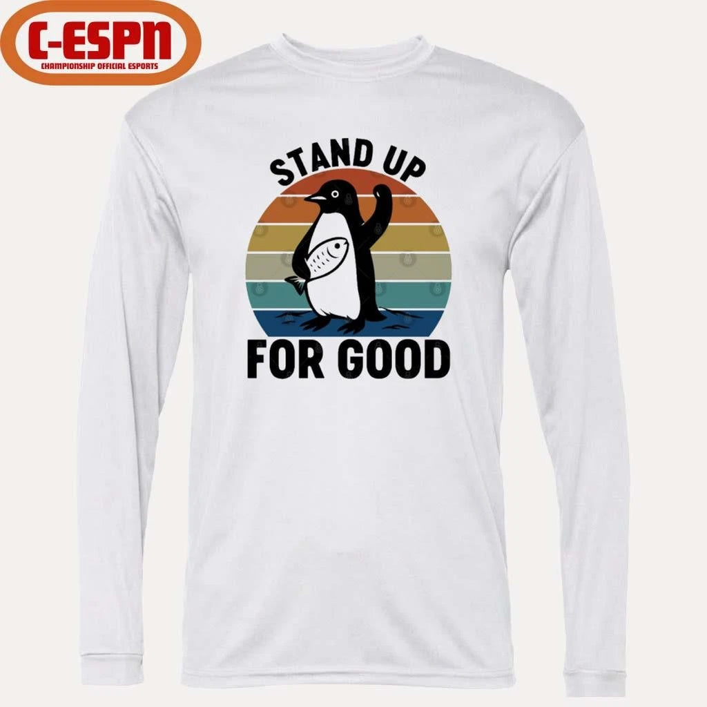 Official Stand Up For Good Anti ICE Resist Penguin Protest Anti-Trump T-Shirt