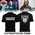 Official Stand With Minnesota Lynx Logo Two Sided T-Shirt