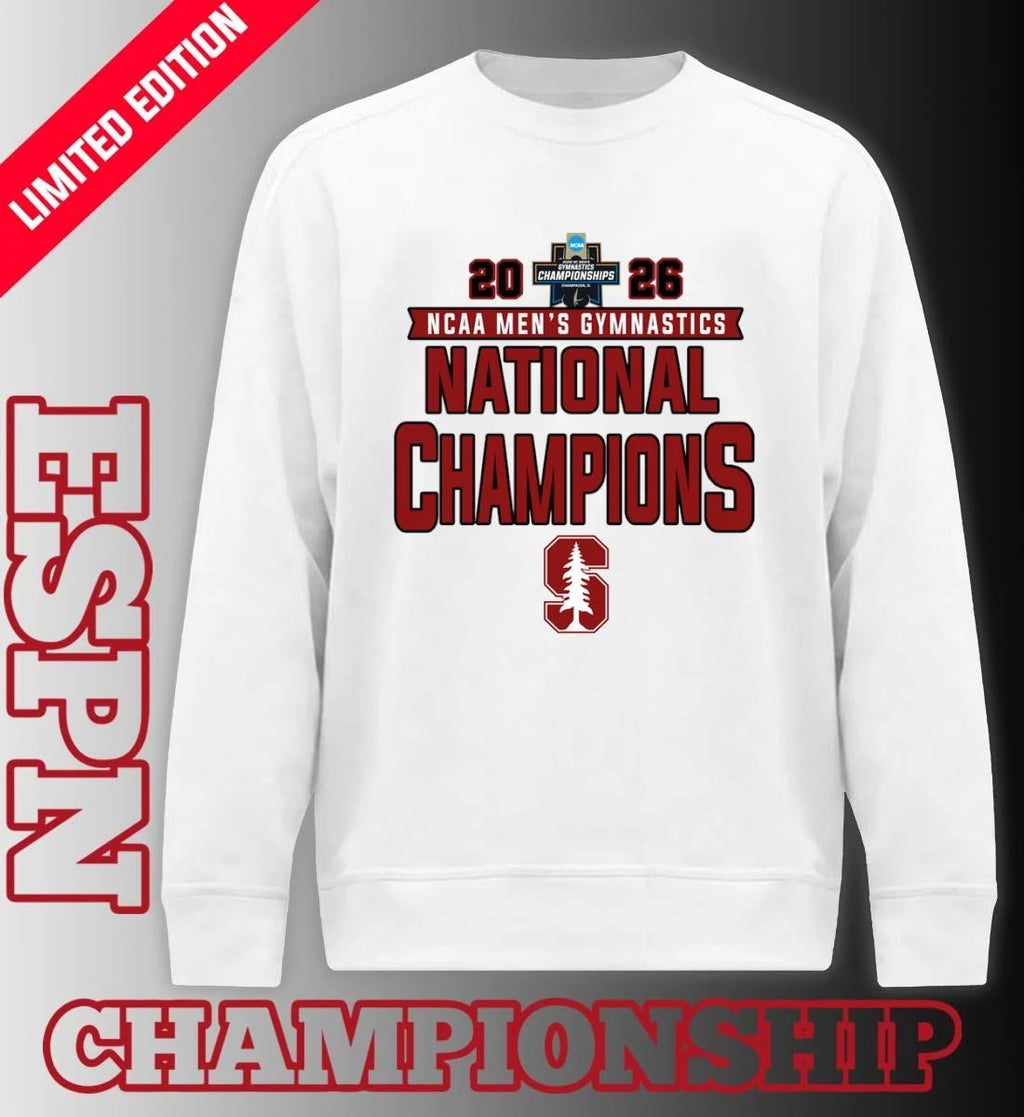 Official Stanford Cardinal 2026 NCAA Men’s Gymnastics National Champions Shirt