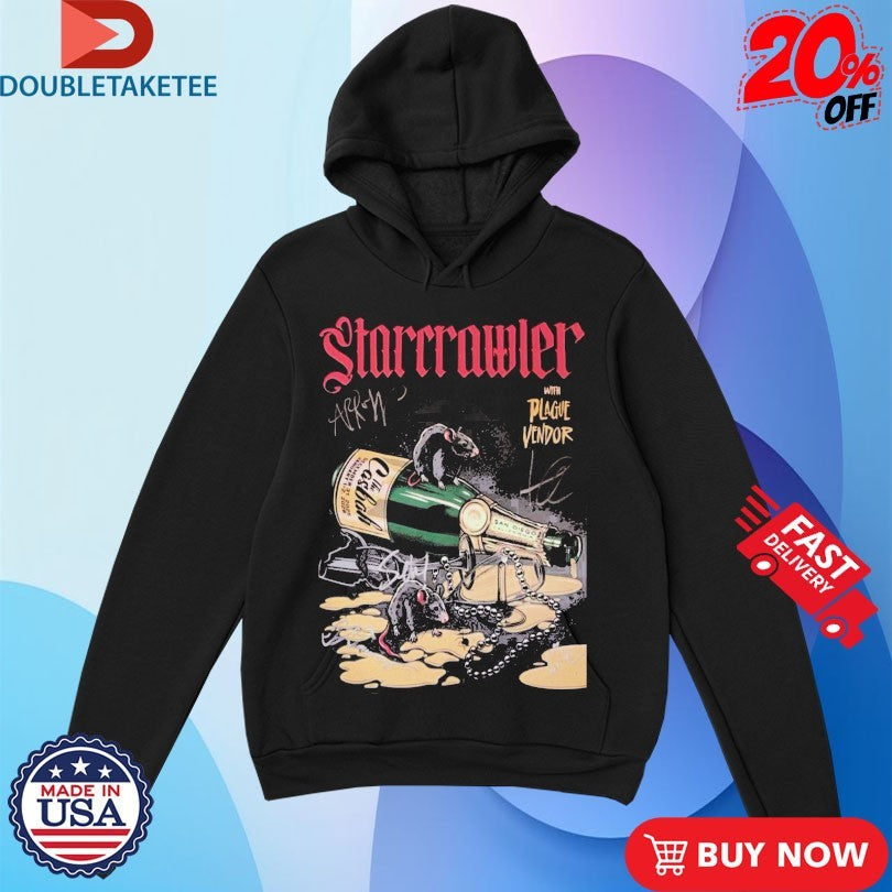 Official Starcrawler Jan 1 2 2026 San Diego, CA Rats Shirts