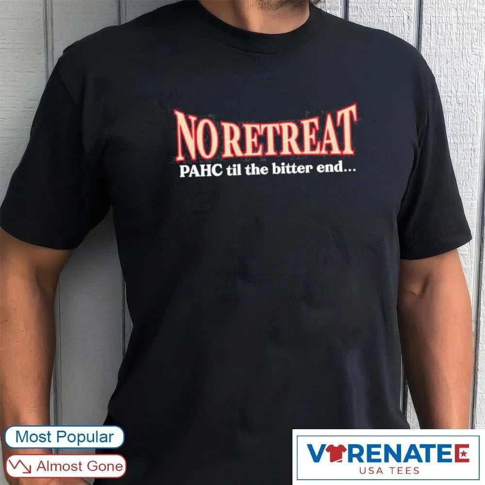 Official Steel City Hardcore No Retreat PAHC Til The Bitter End T-Shirt