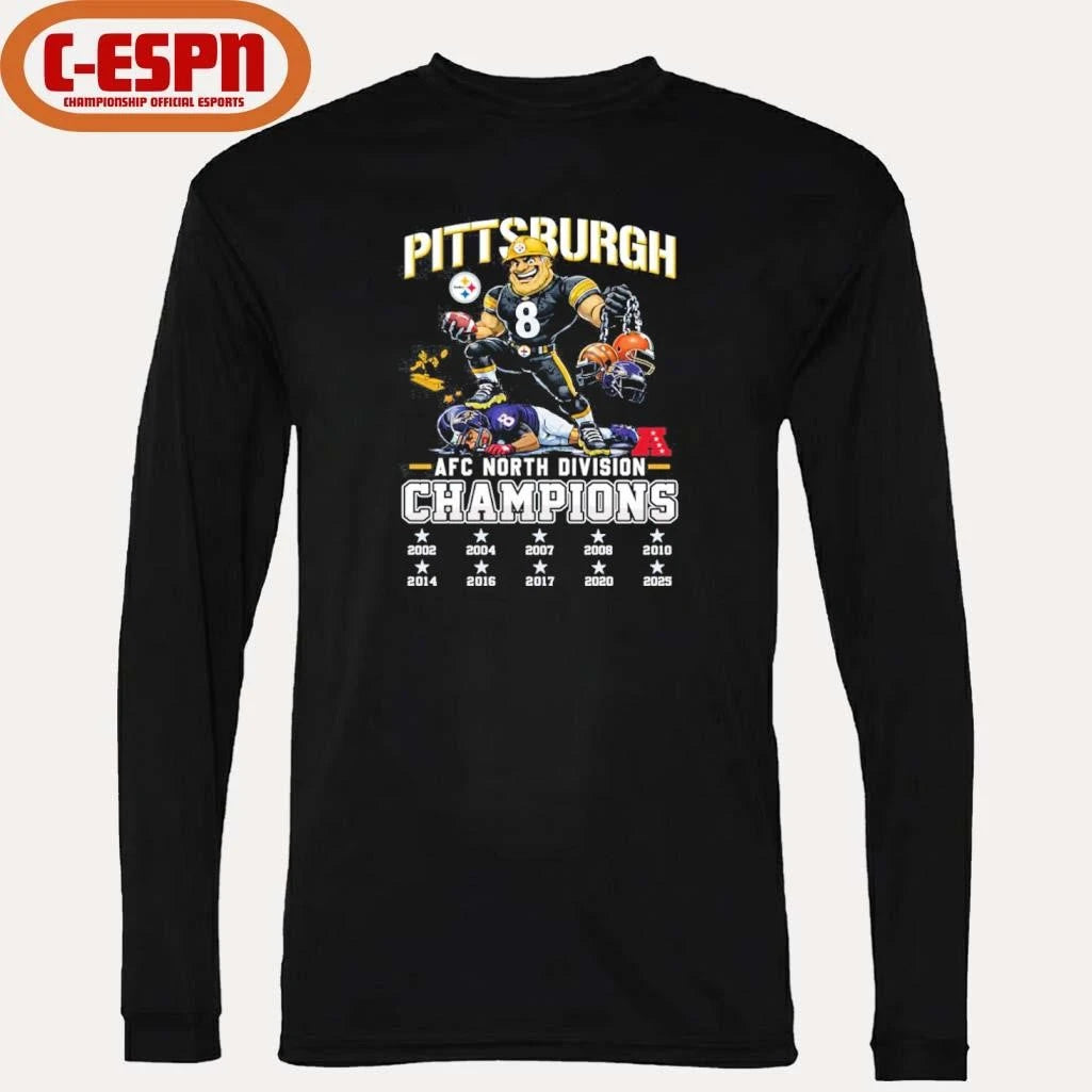 Official Steelers AFC North Champions Mascot shirt