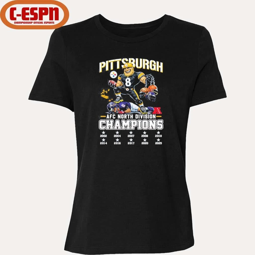 Official Steelers AFC North Champions Mascot shirt