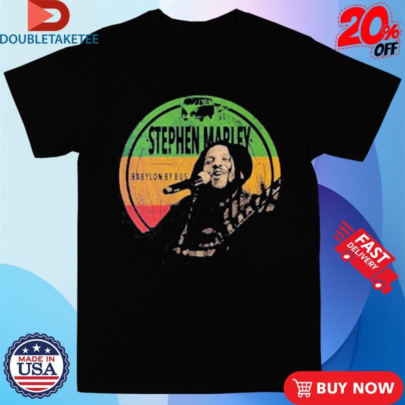 Official Stephen Marley Babylon By Bus Face Shirts
