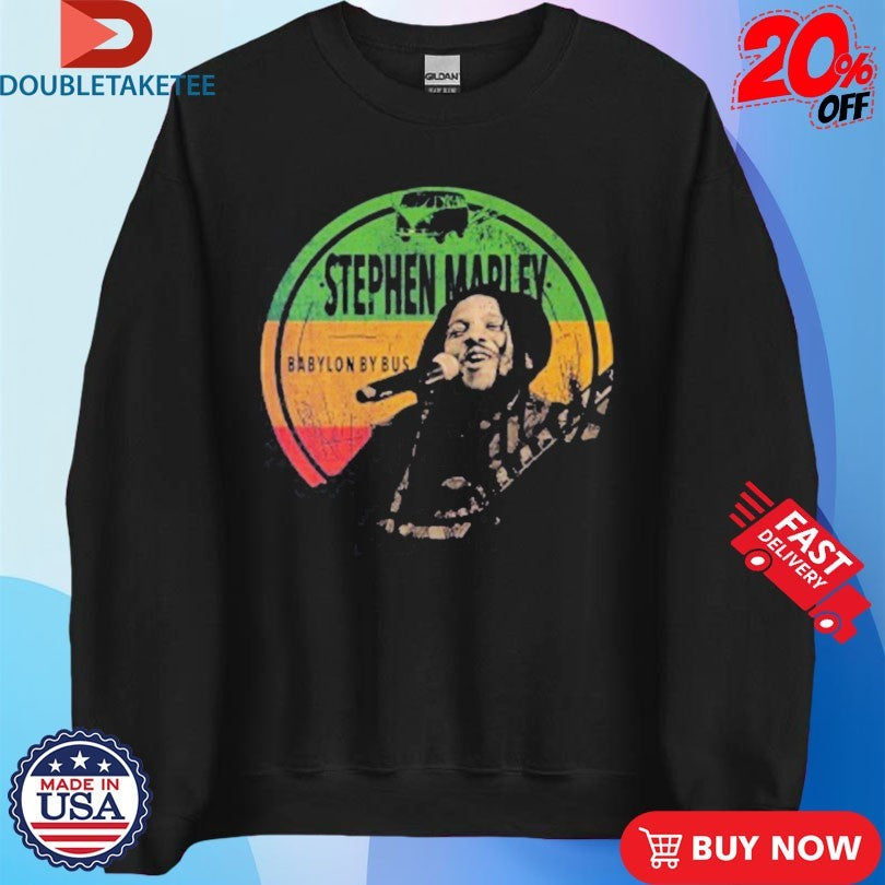 Official Stephen Marley Babylon By Bus Face Shirts