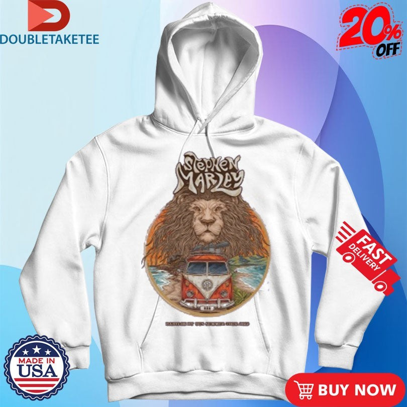 Official Stephen Marley Babylon By Bus With Lion Summer Tour 2022 Shirts