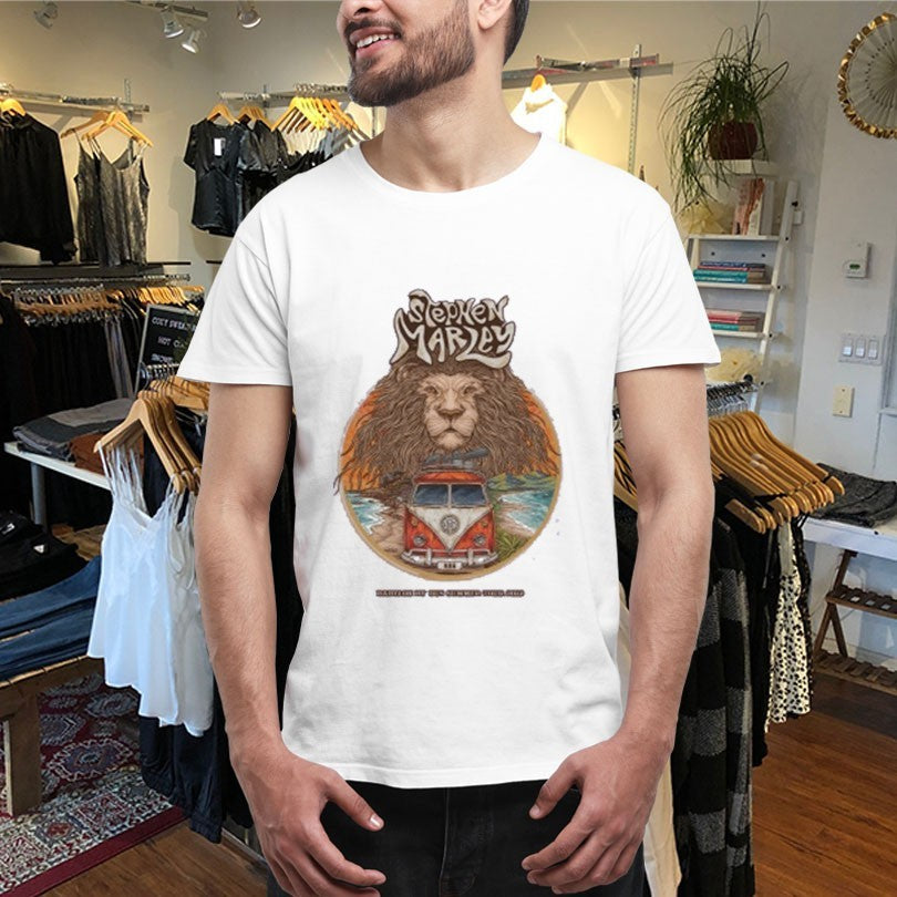 Official Stephen Marley Babylon By Bus With Lion Summer Tour 2022 Shirts
