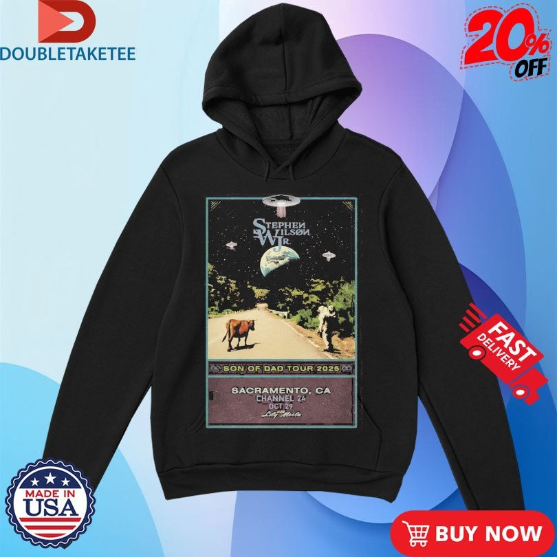 Official Stephen Wilson Jr. Son Of Dad Tour 2025 Oct 29 Sacramento Tour Shirts