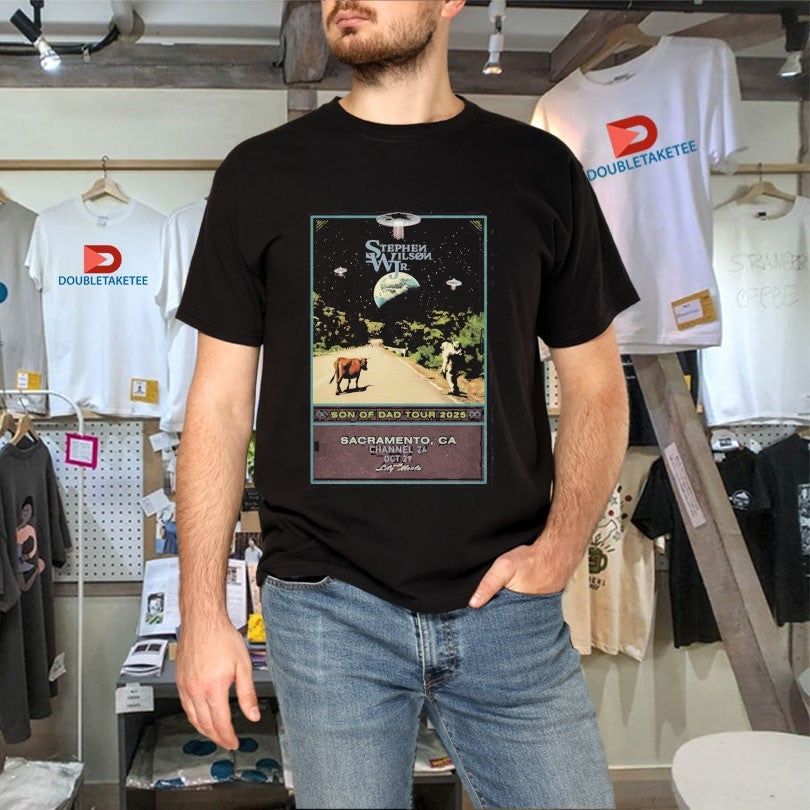 Official Stephen Wilson Jr. Son Of Dad Tour 2025 Oct 29 Sacramento Tour Shirts