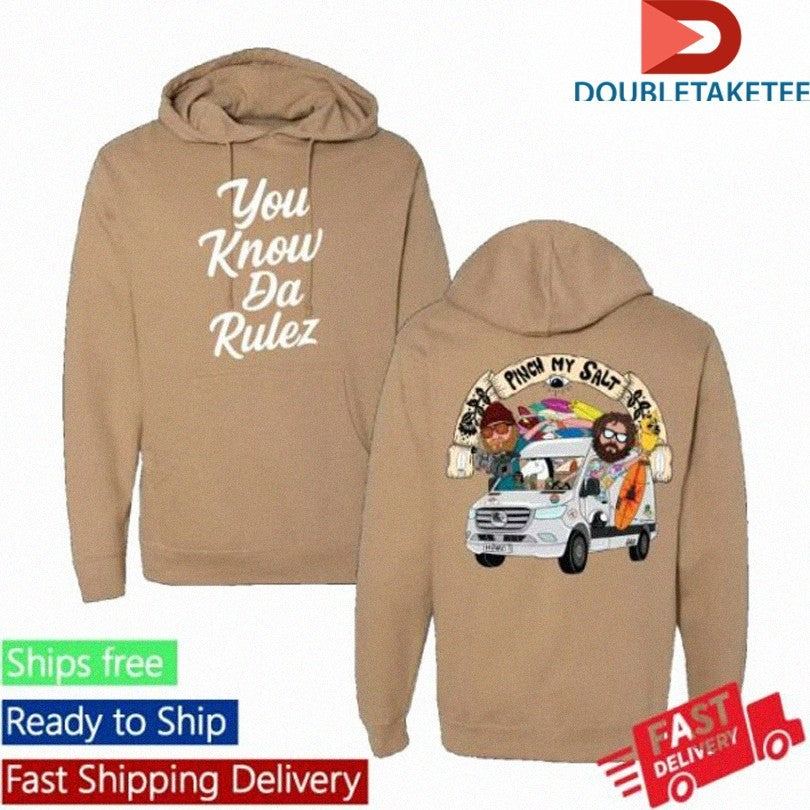 Official Sterling Spencer You Know Da Rulez Pinch My Salt Shirts