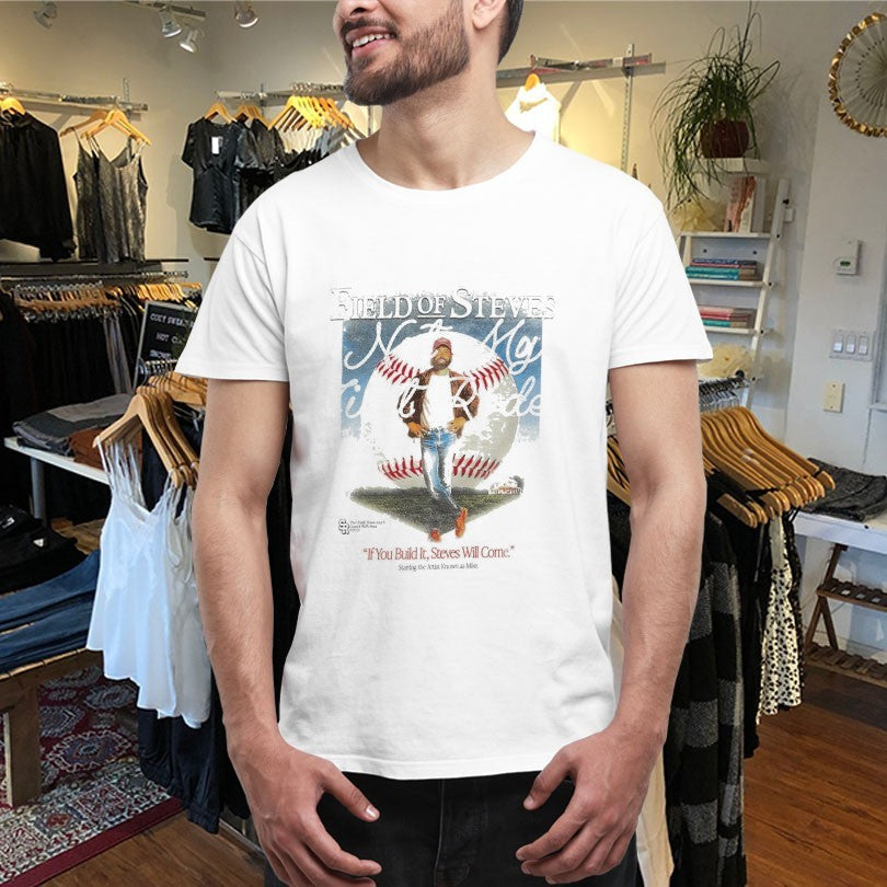 Official Stevenson Ranch x IowaField Of Steves If You Build Steves Will Come Starrubg The Artist Known As Mike Shirts