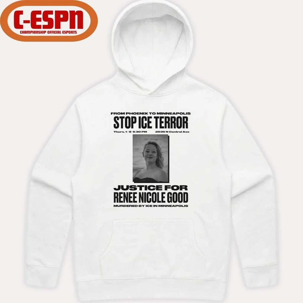 Official Stop Ice Terror Justice For Rene Nicole Good T-Shirt