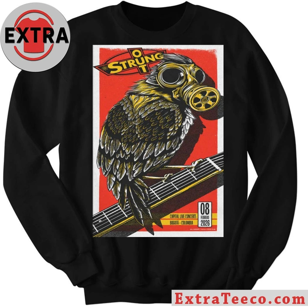Official Strung Out February 8 2026 At Capital Music By Relevant Show Poster Shirt