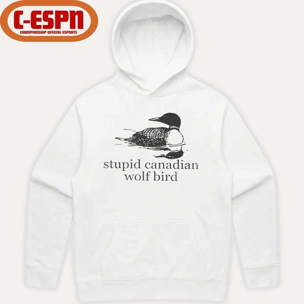Official Stupid Canadian Wolf Bird Hockey Romance LGBT Shirt