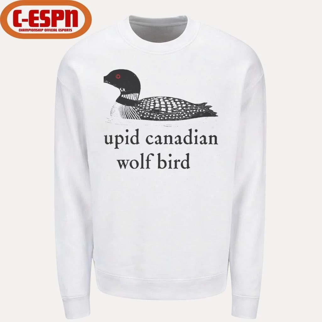Official Stupid Canadian Wolf Bird Shirt
