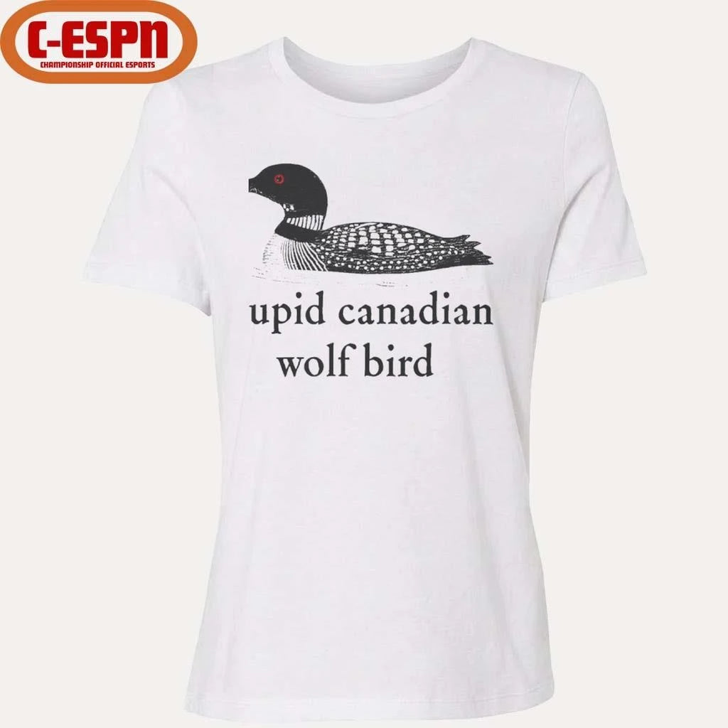 Official Stupid Canadian Wolf Bird Shirt