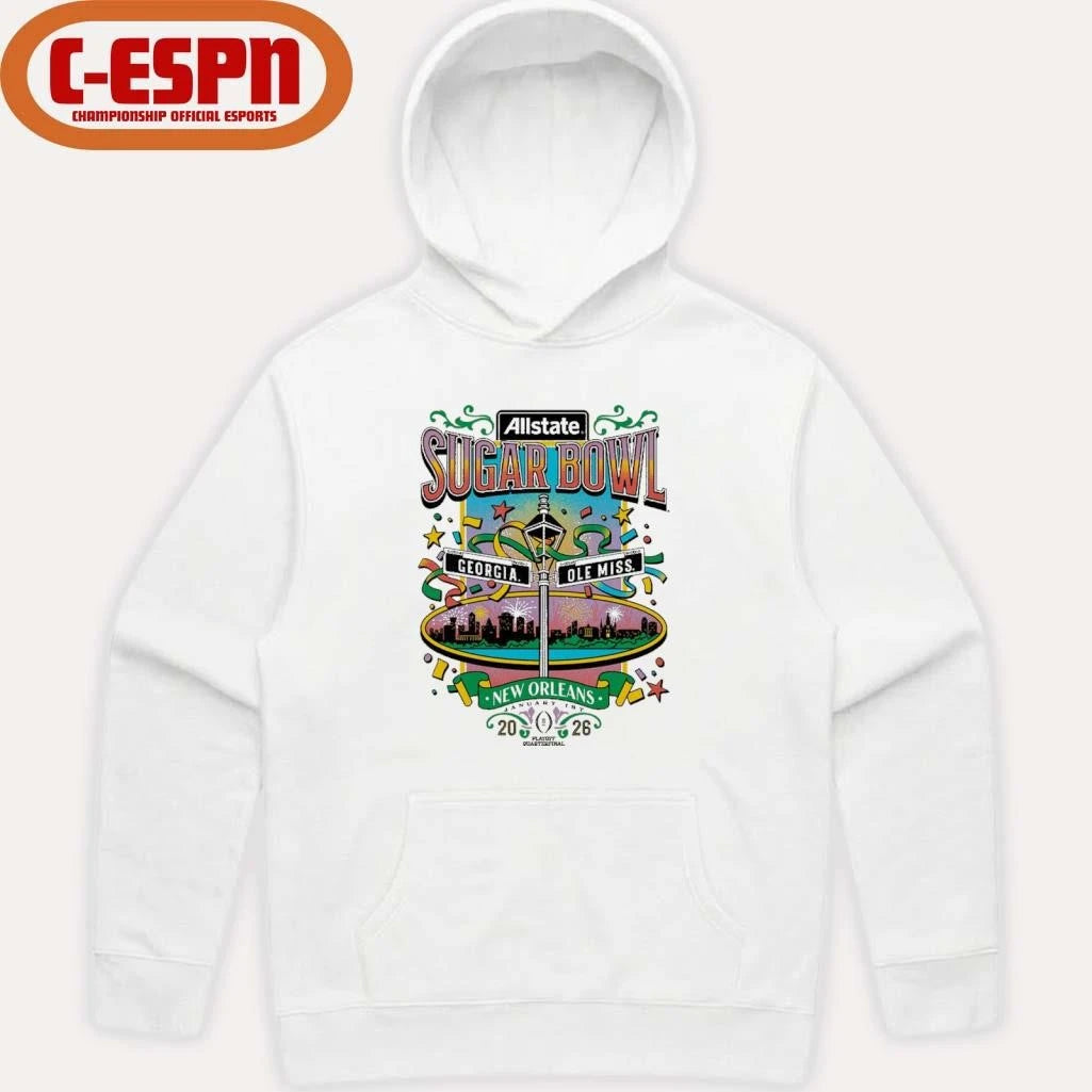 Official Sugar Bowl Bourbon Street Georgia Vs Ole Miss Shirt