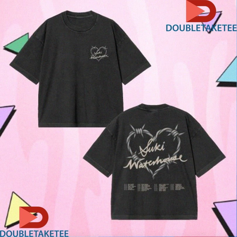 Official Suki Waterhouse Tour 2025 Heart Chains Shirts