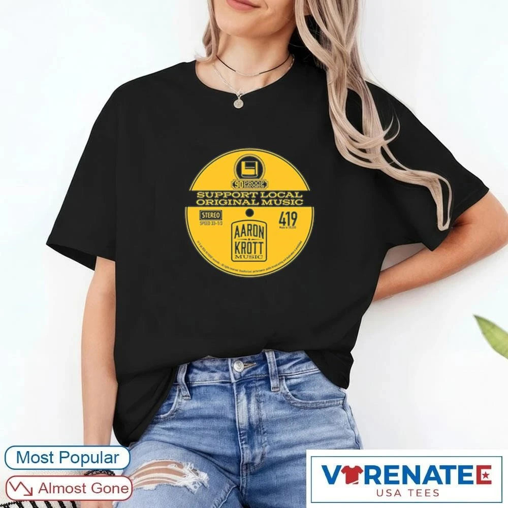Official Support Local Music Aaron Krott Music – Here for Good 2026 All 20 t-shirt