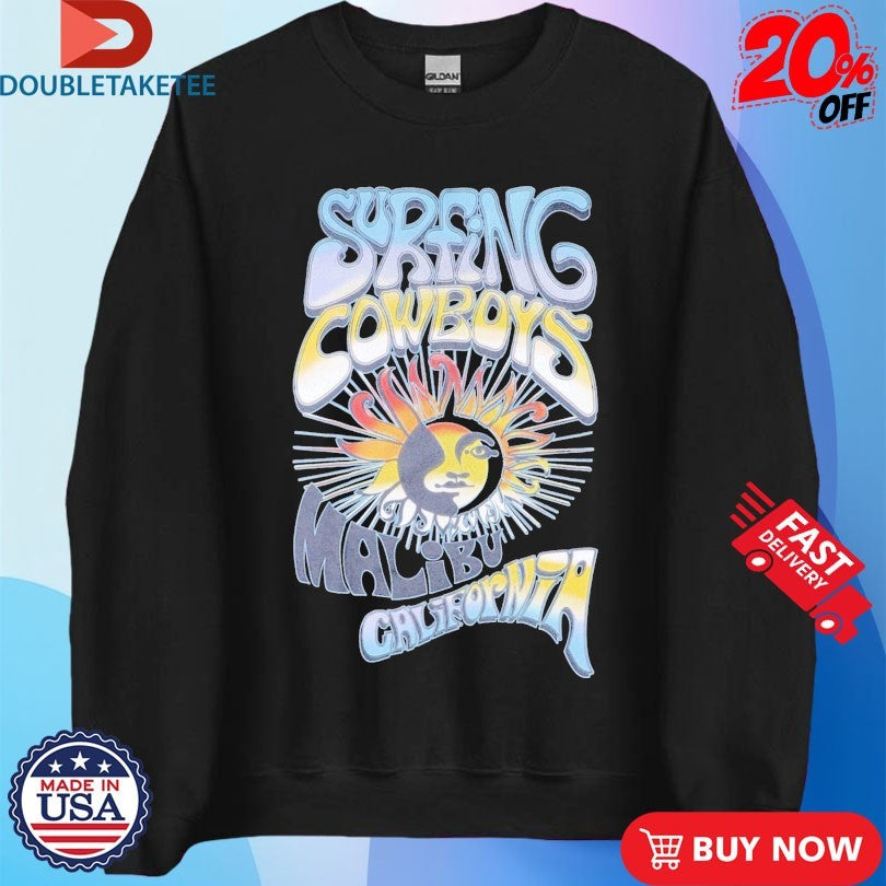 Official Surfing Cowboys Malibu California Lowrider Sun Shirts