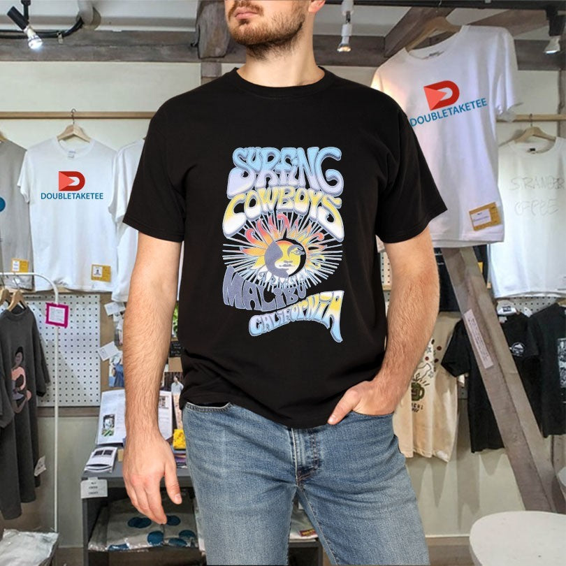 Official Surfing Cowboys Malibu California Lowrider Sun Shirts