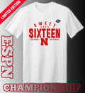 Official Sweet 16 Nebraska Cornhuskers 2026 NCAA Men’s Basketball T-Shirt