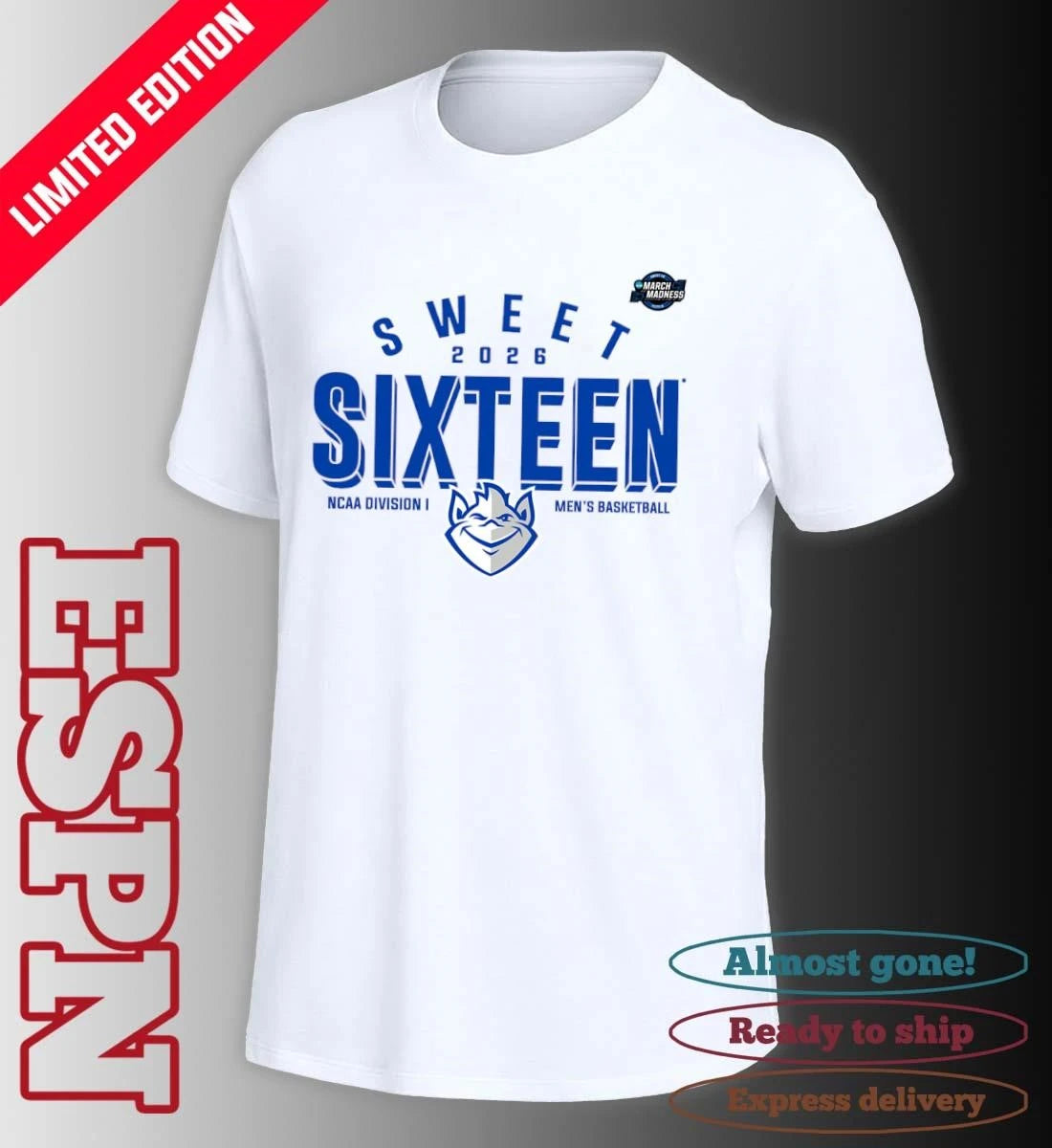Official Sweet 16 Saint Louis Billikens 2026 NCAA Men’s Basketball T-Shirt
