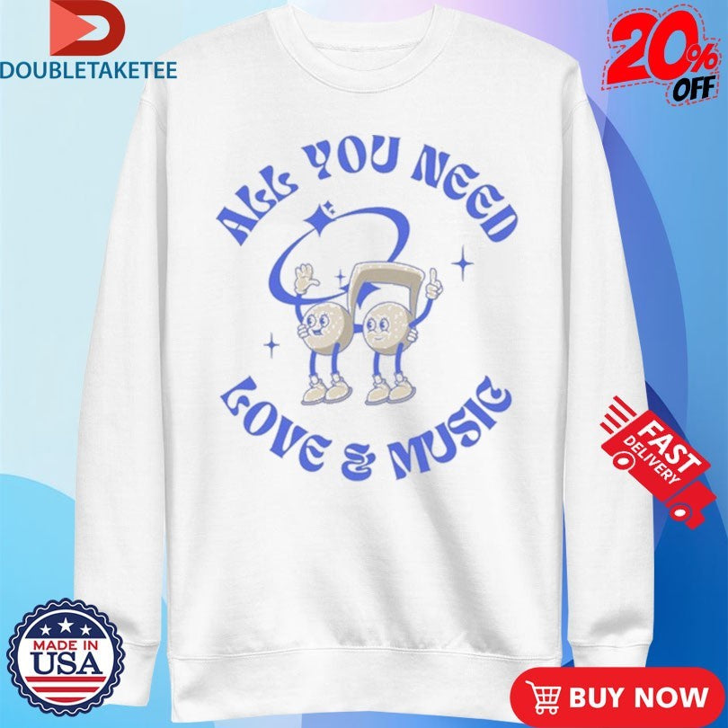 Official Sweet Relief Musicians Fund All You Need Love And Music Shirts