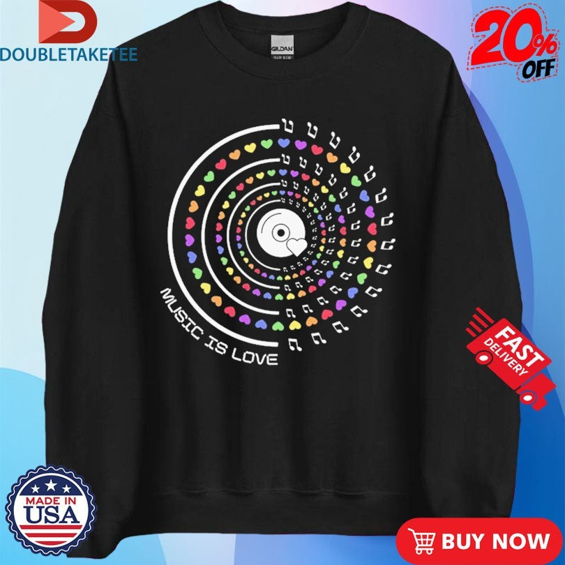 Official Sweet Relief Musicians Fund Music Is Love Pride Record Shirts