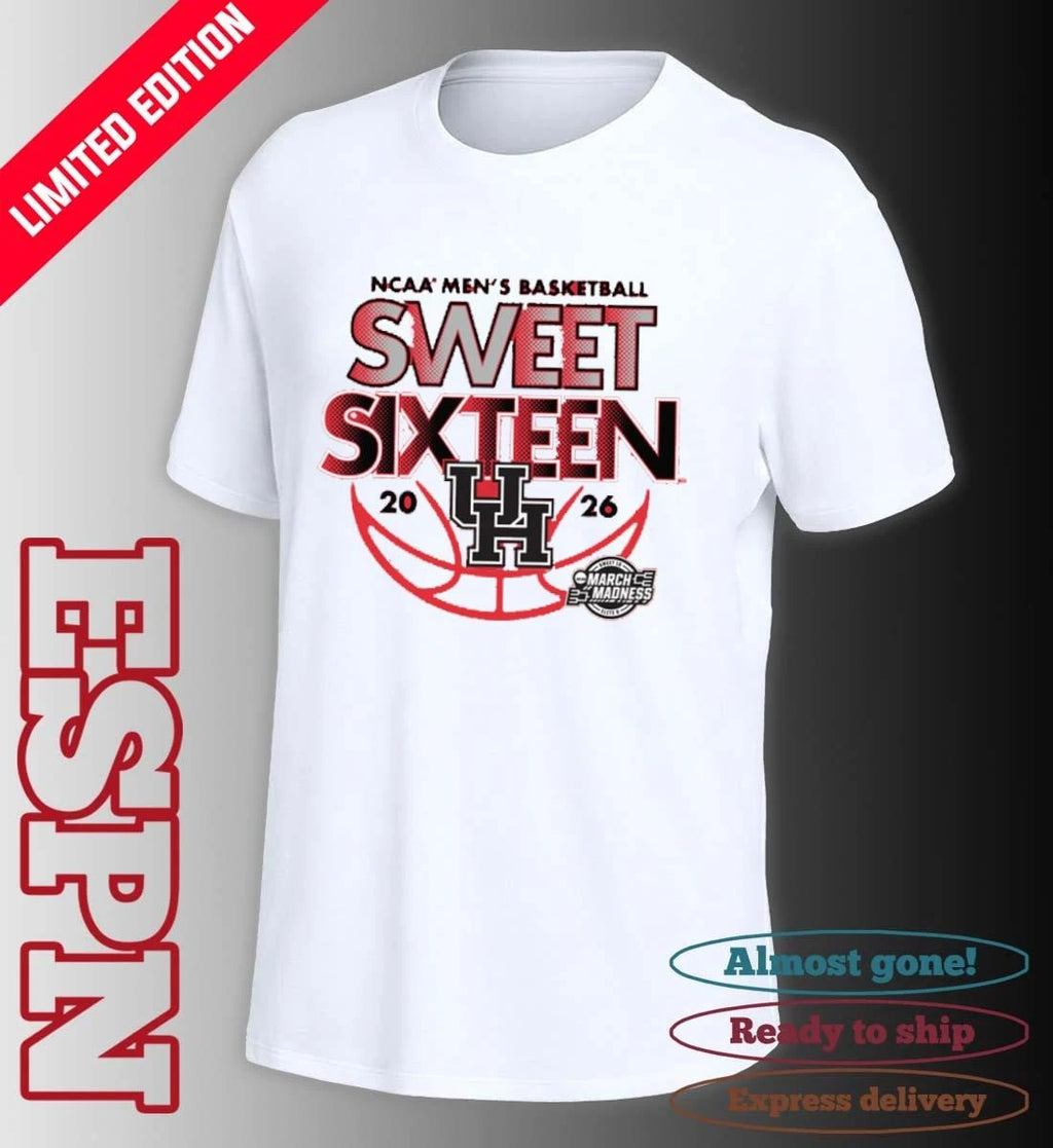 Official Sweet Sixteen 2026 Houston NCAA Men’s Basketball Shirt