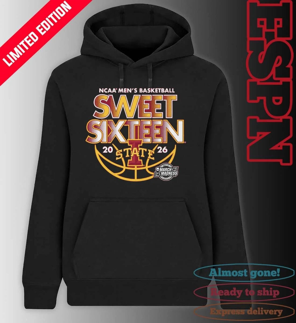 Official Sweet Sixteen 2026 Iowa State Men’s Basketball Shirt