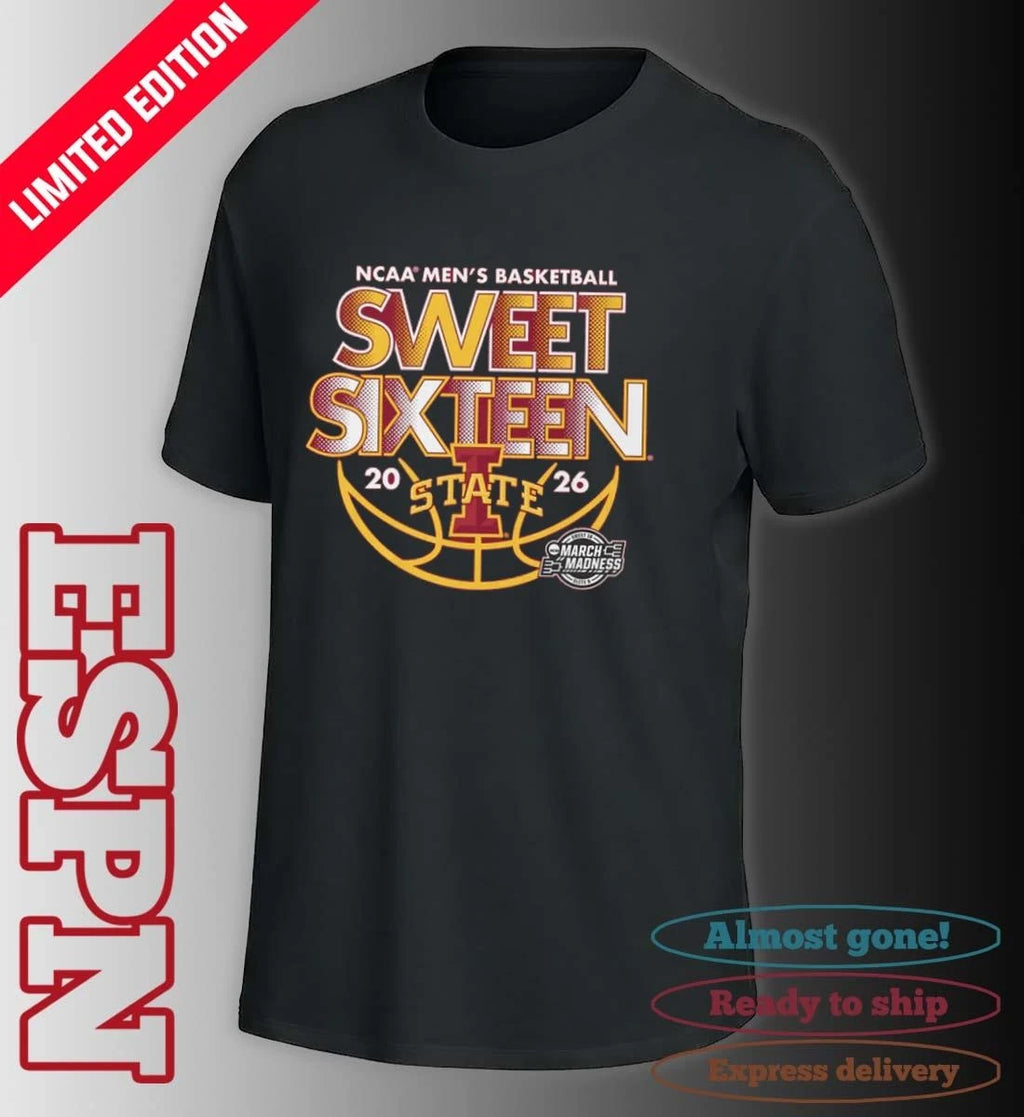 Official Sweet Sixteen 2026 Iowa State Men’s Basketball Shirt